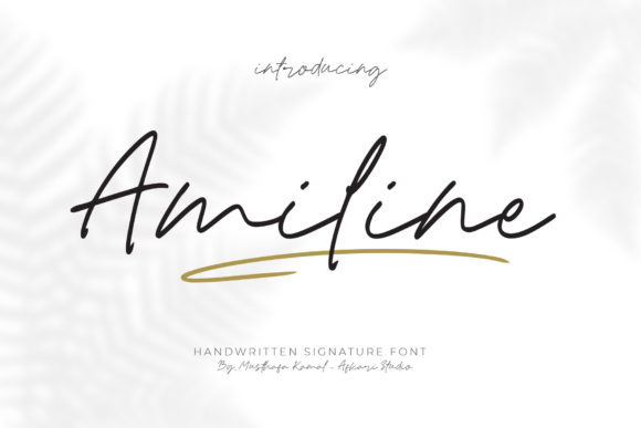 Amiline: A Relaxed Script Font for Editorial Warmth