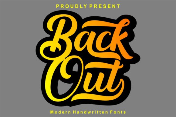 Backout: The Script Font That Elevates Your Brand’s Visual Story