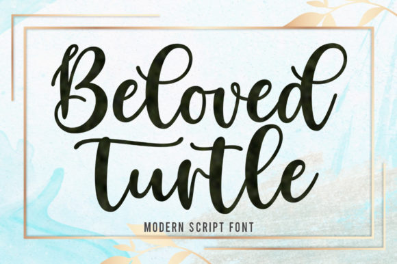 Beloved Turtle Script Font for Editorial Design