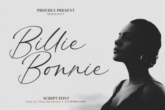 Billie Bonnie: A Playful Font for Creative Campaigns
