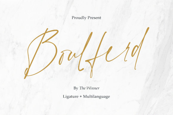 Boulferd: The Script Font That Elevates Every Campaign