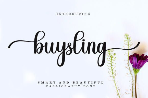 Buysling: A Script Font for Elegance and Versatility