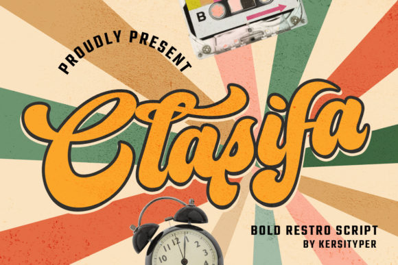 Clasifa: A Retro Bold Script Font for Memorable Branding