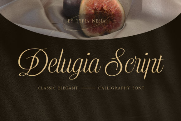 Delugia: A Script Font That Elevates Branding with Elegance