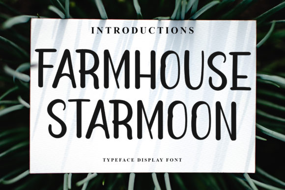 Farmhouse Starmoon: A Modern Script Handwritten Font for Editorial Calm
