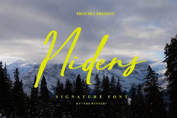 Hidens: A Script Font That Elevates Your Campaigns