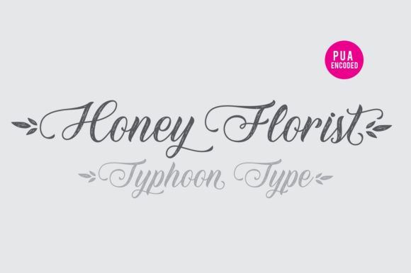 Honey Florist Script Font for Elegant Brand Identity