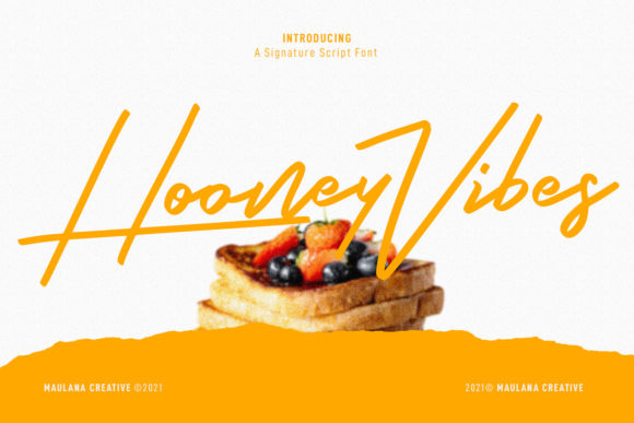 Hooney Vibes: A Script Font That Elevates Brand Design