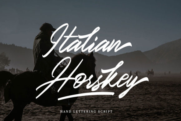 Italian Horskey: A Script Font for Handmade Crafters and Designers