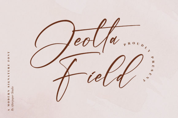 Jeotta Field: A Delicate Script Font for Elegant Branding