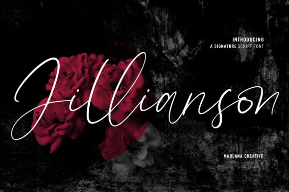 Jillianson Script Font for Handmade & Wedding Design
