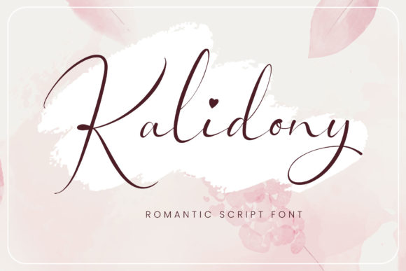 Kalidony: A Graceful Script Handwritten Font for Elegant Design