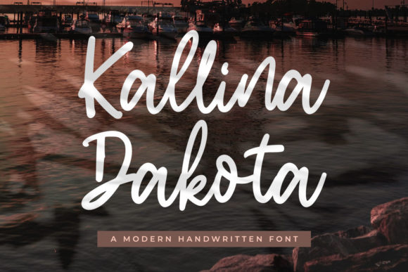 Kallina Dakota: A Sweet Modern Script Font for Wedding & Stationery Campaigns