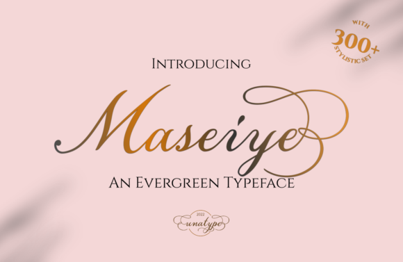 Maseiye Script Handwritten Font for Timeless Branding