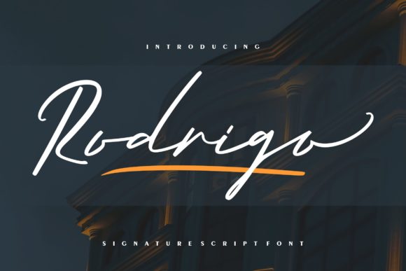 Rodrigo: A Thin-Lettered Script Font for Elegant Editorial Moments