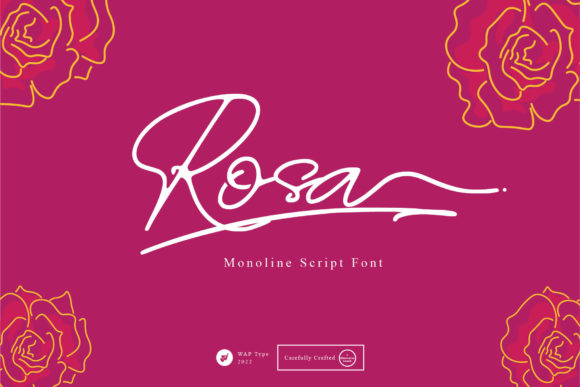 Rosa Signature: A Script Font That Elevates Every Design