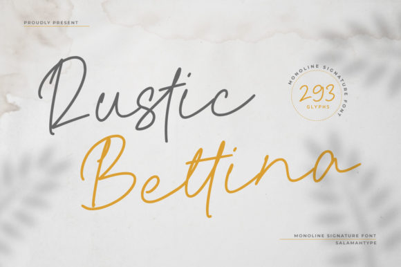 Rustic Bettina for Creative Campaigns and Branding