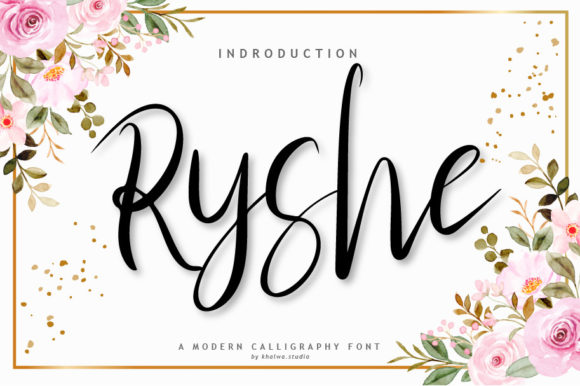 Ryshe Script Font for Elegant Digital Branding
