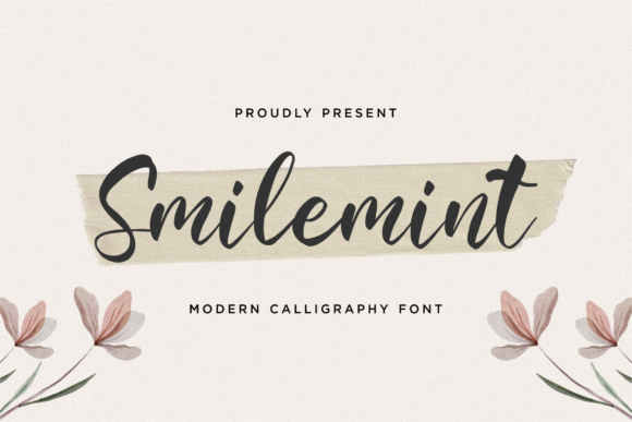Smilemint Font for Elegant Campaign Design