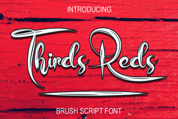 Thirds Reds: A Script Font for Creative Web Design