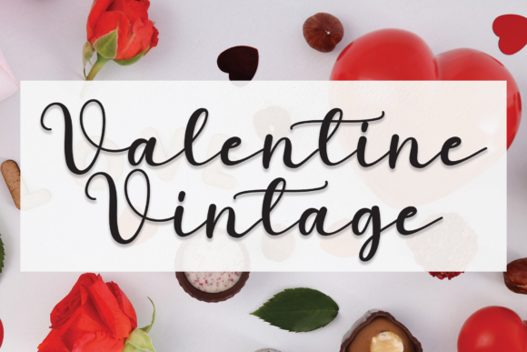 Valentine Vintage: A Timeless Script Font for Editorial Design