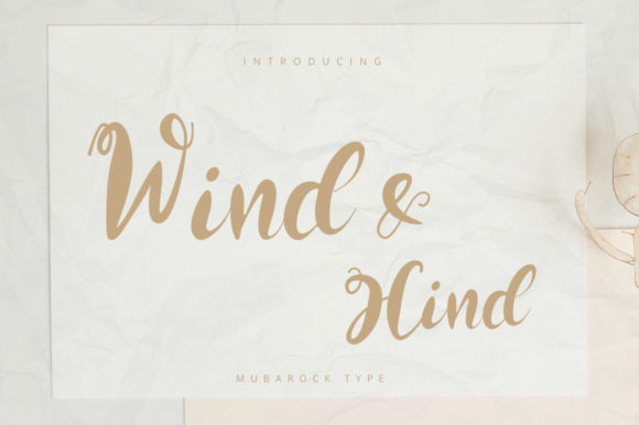 Wind and Hind: A Script Handwritten Font That Lifts Words Like a Breath
