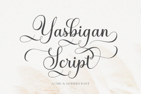 Yasbigan Script Font: Modern Elegance for Designers